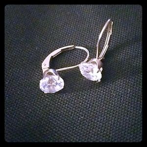 Goldtone Cubic Zirconia earrings